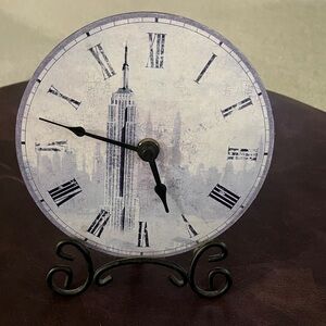 Empire State building standing Clock 6x6